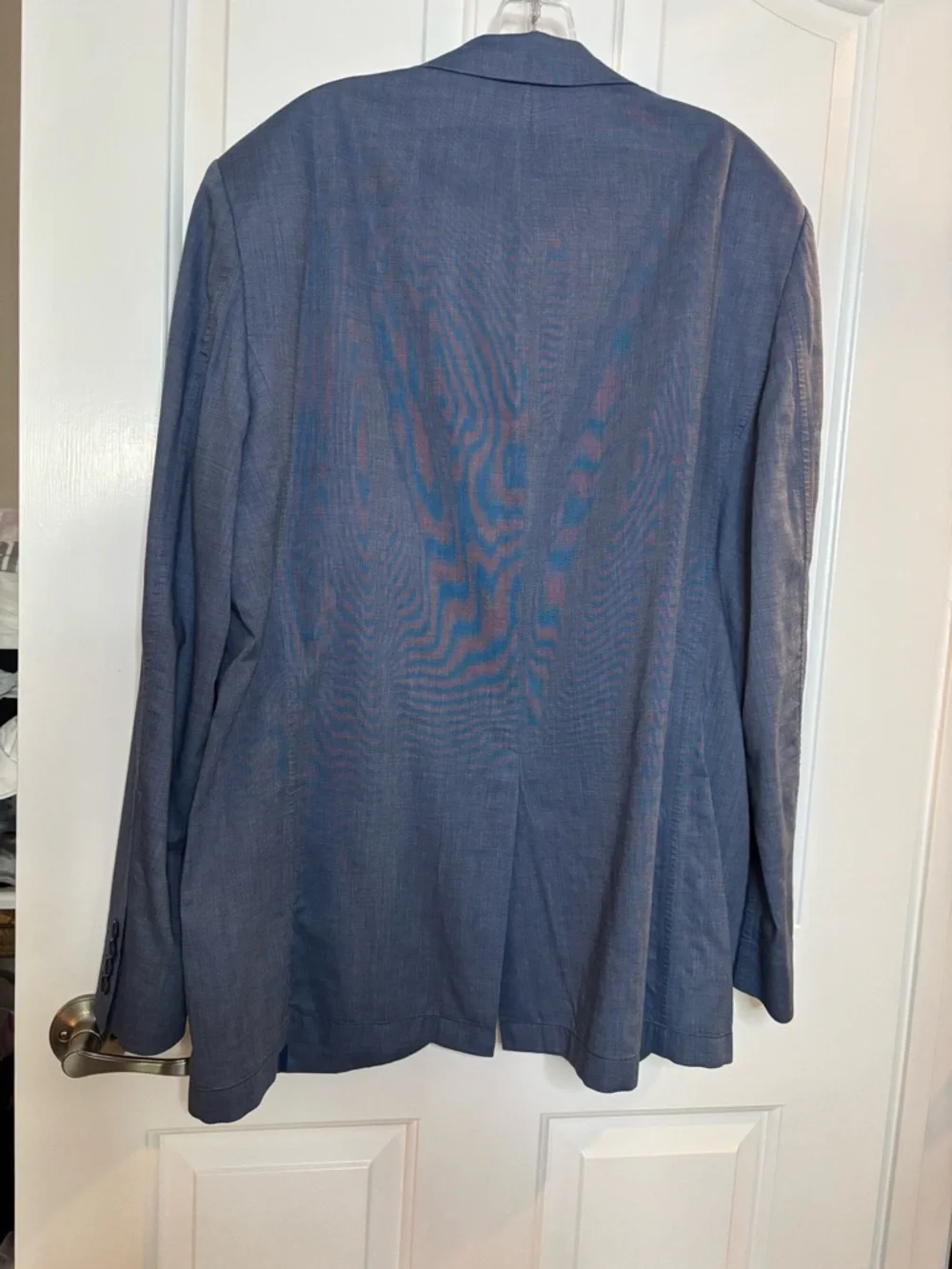 EUC John Varvatos Blue Men's lightweight unlined Sport Coat size 44